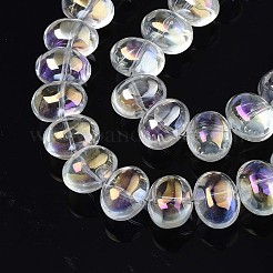 Electroplate Glass Beads Strand&nbsp;X-EGLA-S188-22-B03