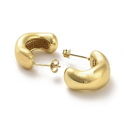 Rack Plating Brass Stud Earrings&nbsp;EJEW-M240-08G