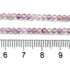 Natural Purple Phantom Quartz Purple Lodolite Quartz Beads Strands&nbsp;G-B090-A21-03