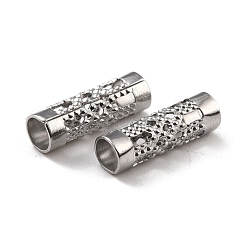 Non-Tarnish 316 Surgical Stainless Steel Filigree Tube Beads&nbsp;STAS-I187-03P