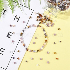 1000Pcs 10 Styles Electroplate Glass Beads Sets&nbsp;EGLA-YW0005-37