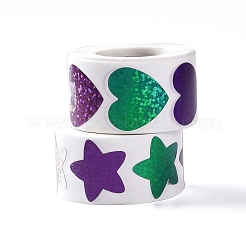 8 Patterns PVC Self Adhesive Glitter Stickers&nbsp;DIY-A042-14A