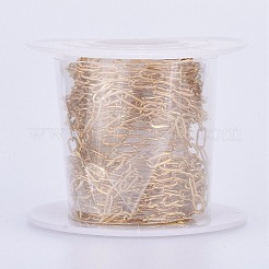 Soldered Brass Paperclip Chains&nbsp;CHC-G005-06G-01