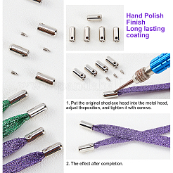 Zinc Alloy End Caps&nbsp;FIND-PH0001-48P-WH