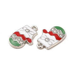 Christmas Alloy Enamel Pendants&nbsp;X-ENAM-M053-10P