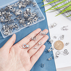 150Pcs 5 Style 304 Stainless Steel Ball Chain Connectors&nbsp;STAS-NB0001-73
