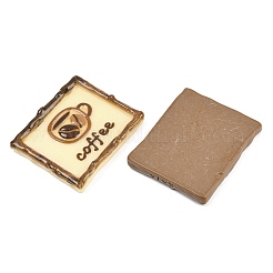 Opaque Resin Cabochons&nbsp;RESI-F071-01