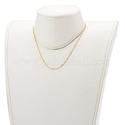 Brass Cable Chain Necklace Makings&nbsp;NJEW-JN03384