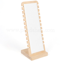12-Slot Wood Necklaces Organizer Display Stands&nbsp;NDIS-WH20003-01C