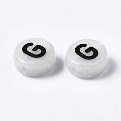 Luminous White Smoke Acrylic Beads&nbsp;MACR-S273-68