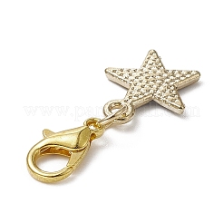 Star Alloy Enamel Pendants Decorations&nbsp;HJEW-JM01070