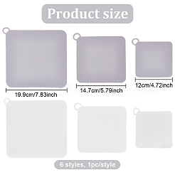 6Pcs 6 Styles PVC Tub Stoppers&nbsp;AJEW-GO0001-25