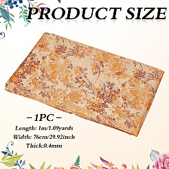 Flower Pattern Polyester Fabric&nbsp;DIY-WH0504-904D