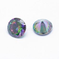 Cubic Zirconia Pointed Back Cabochons&nbsp;ZIRC-M002-4mm-010
