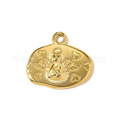 304 Stainless Steel Pendants&nbsp;STAS-OY010-19G