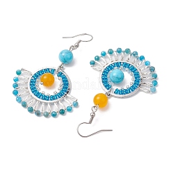 Natural Malaysia Jade & Apatite&nbsp;EJEW-MZ00240