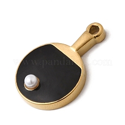 304 Stainless Steel Enamel Pendants&nbsp;STAS-P454-08G-02