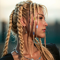 Wood Braided Hair Clip&nbsp;FIND-GL0002-18