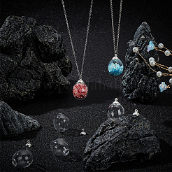 10Pcs Alloy Bead Cap Pendant Bails&nbsp;FIND-SC0010-61