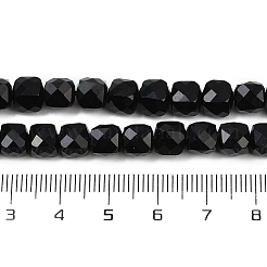 Natural Black Obsidian Beads Strands&nbsp;G-H078-C35-6mm
