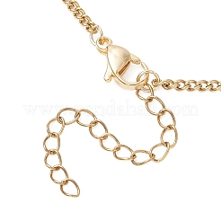 Adjustable 304 Stainless Steel Curb Chain Lariat Necklaces&nbsp;NJEW-JN05857