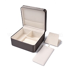 PU Leather Jewelry Set Boxes&nbsp;CON-Z005-02A