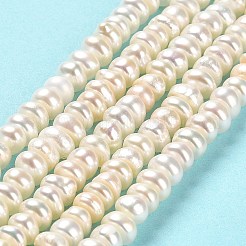 Natural Cultured Freshwater Pearl Beads Strands&nbsp;PEAR-J007-01