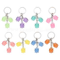 Tortoise Theme Gradient Color & Luminous Resin  Pendant Decoration&nbsp;KEYC-YW00154-01