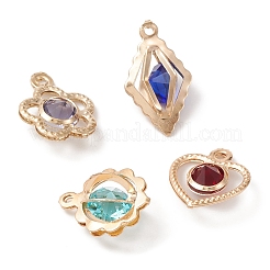 80Pcs 4 Style Rack Plating Eco-Friendly Iron Pendants&nbsp;IFIN-FS0001-24