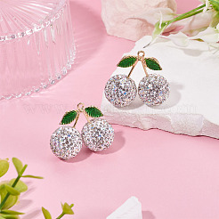2Pcs Alloy Cherry Charms&nbsp;FIND-TA0009-30E