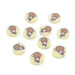 Handmade Polymer Clay Cabochons&nbsp;CLAY-N006-98