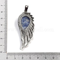 Natural Blue Spot Jasper Big Pendants&nbsp;G-G112-02AS-11