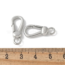 Brass Keychain Clasps&nbsp;KK-F893-15P