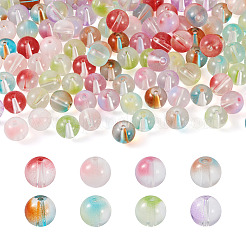 120Pcs 8 Colors Transparent Glass Beads&nbsp;GLAA-CW0001-05
