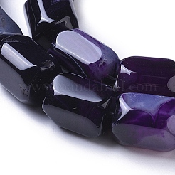 Natural Agate Beads Strands&nbsp;G-L542-B01