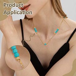 Brass Crimp Beads Covers&nbsp;KK-BC0014-72B-G02