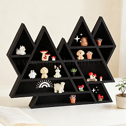Wooden Triangle Wall Shelf&nbsp;AJEW-WH0410-309