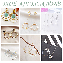 30Pcs 201 Stainless Steel Linking Ring&nbsp;FIND-UN0003-65
