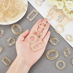 Transparent Acrylic Linking Rings&nbsp;TACR-FH0001-02