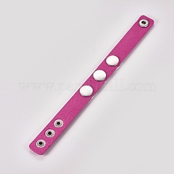 Imitation Leather Cord Bracelets&nbsp;BJEW-WH0009-05F