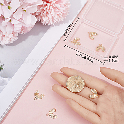 10Pcs Brass Charms&nbsp;KK-BBC0011-25