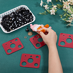 Acrylic Craft Doll Eyes Template&nbsp;DIY-WH0580-39I