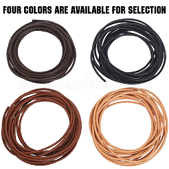 5M Round Braided Cowhide Letter Cord&nbsp;WL-GF0001-34B-03