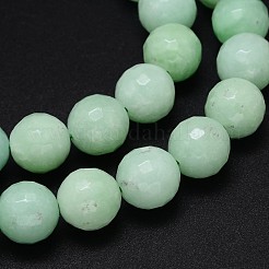 Glass Imitation Myanmar Jade Beads Strands&nbsp;G-O094-12-10mm-1
