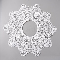 Detachable Polyester Lady's False Collars&nbsp;AJEW-WH0258-768B