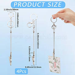 4Pcs Alloy Bracelet Tool Jewelry Helper Beadable Alligator Clips&nbsp;AJEW-SP0001-69A