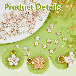 80Pcs Alloy Enamel Charms&nbsp;ENAM-DC0002-17A