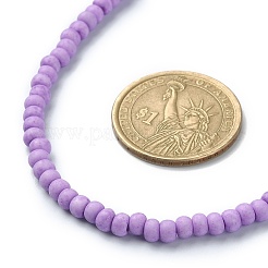 6Pcs 6 Color Glass Seed Beaded Necklaces Set with 304 Stainless Steel Clasps&nbsp;NJEW-JN04380