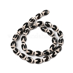 Tibetan Style dZi Agate Beads Strands&nbsp;G-N344-02A