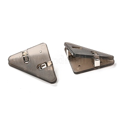 Triangle Shaped Plastic Clips&nbsp;AJEW-F054-02G
